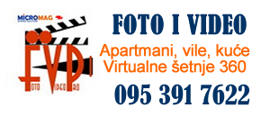 Fotografiranje i video snimanje apartmana